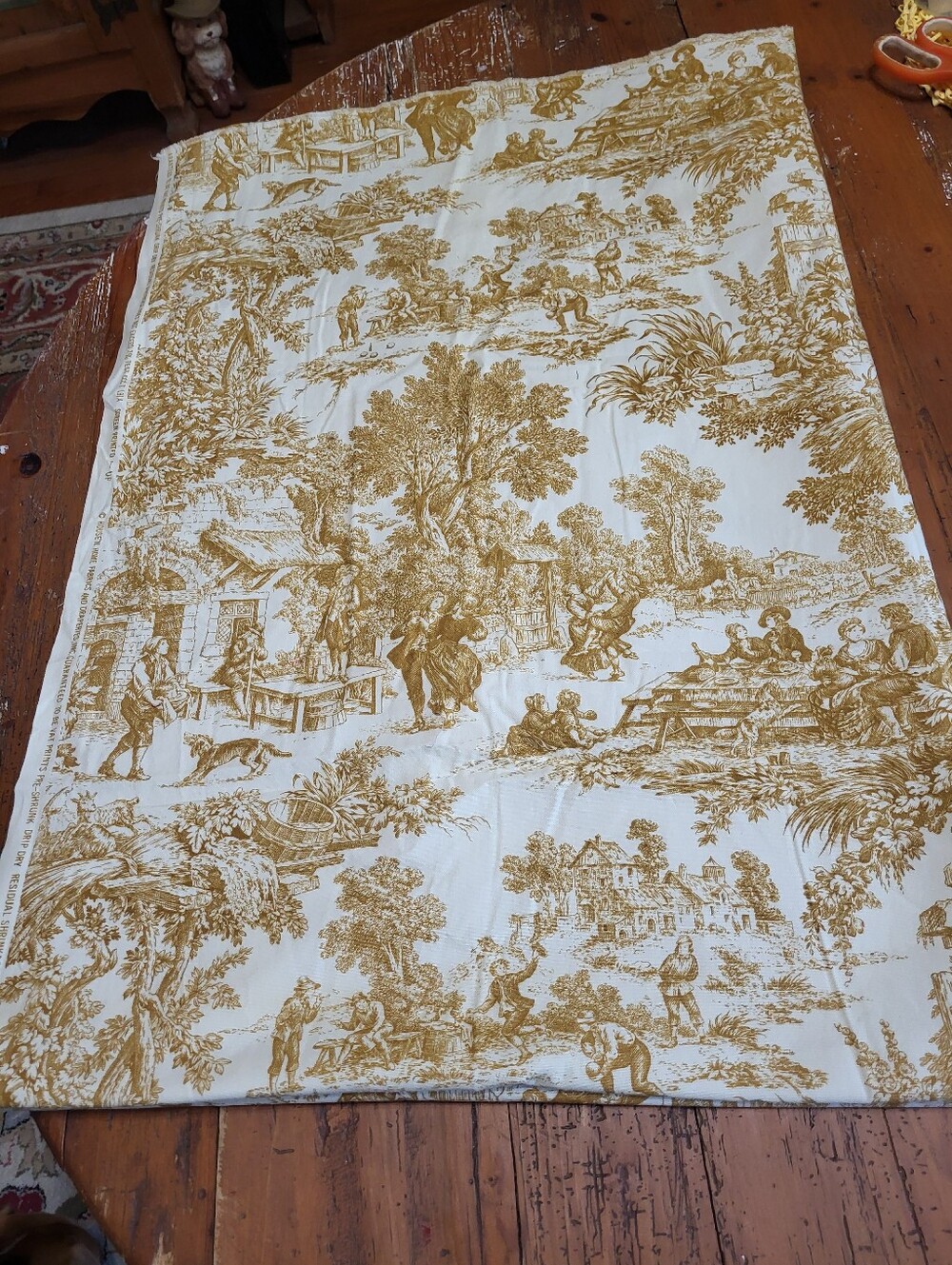 Vintage House'N Home Fabrics Toile Du Jouy Fabric Panel